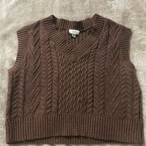 A new approach sweater vest